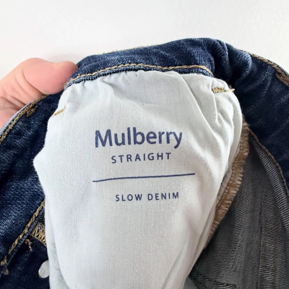 Oliver Logan Mulberry Straight Leg Classic Blue Size 28 (I) - Picture 6 of 7
